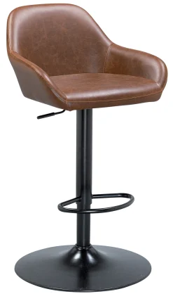 Homeville Emma kunstlæder cognac/sort