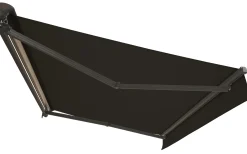Essence åben elektrisk markise 250x200cm sort/antracitgrå