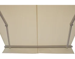 Essence åben elektrisk markise 350x300cm creme/hvid