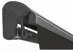 Essence åben elektrisk markise 350x300cm sort/antracitgrå