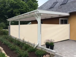 Essence læsejl lukket 500x160cm creme/hvid