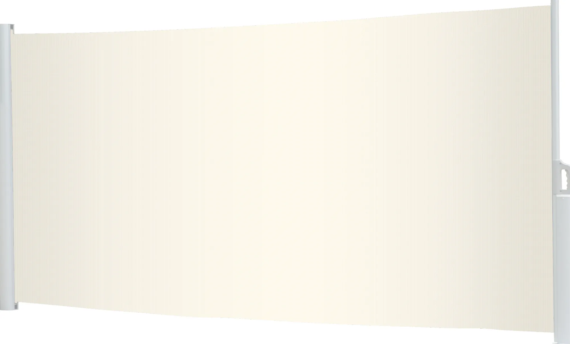 Essence læsejl lukket 400x140cm mesh creme/hvid