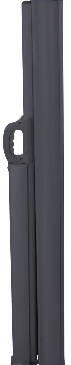 Essence læsejl lukket 300x160cm sort/antracitgrå