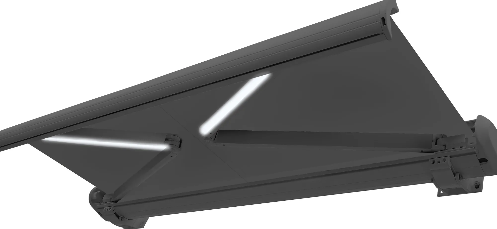 Essence Premium LED lukket 350x250cm antracitgrå/antracitgrå