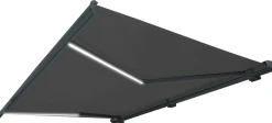Essence Premium LED lukket 450x300cm antracitgrå/antracitgrå