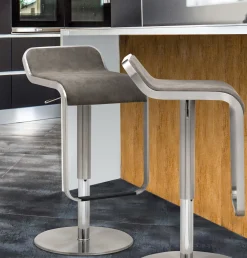Homeville Eva kunstlæder grå/krom