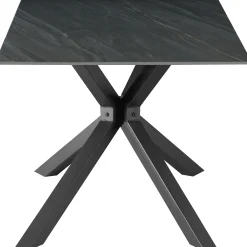 Homeville Felina 180x90x76cm mørkegrå/sort