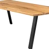 Homeville Firenze eg natur/skråben sort 200x95cm