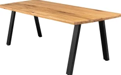 Homeville Firenze eg natur/skråben sort 200x95cm