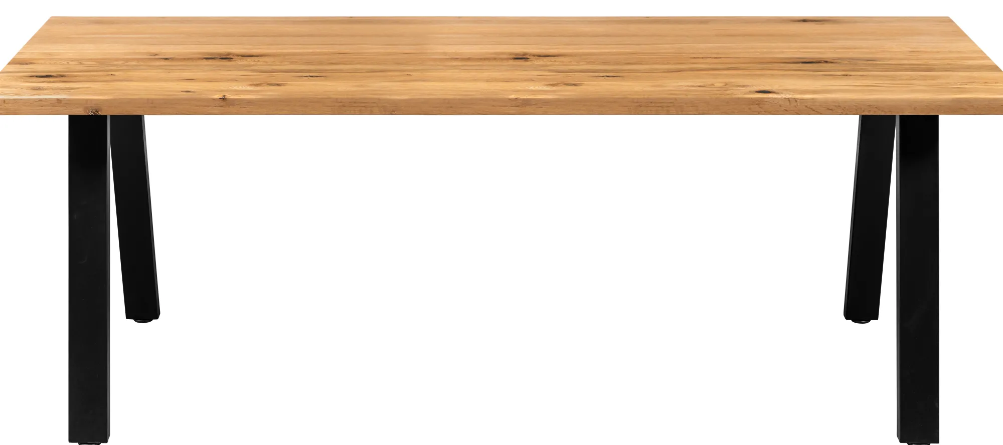 Homeville Firenze eg natur/skråben sort 200x95cm