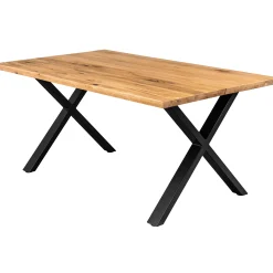 Homeville Firenze med krydsben 160x95x74cm eg natur/sort