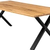 Homeville Firenze med krydsben 200x95x74cm eg natur/sort