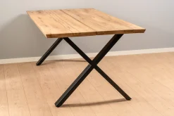 Homeville Firenze med krydsben 200x95x74cm eg natur/sort