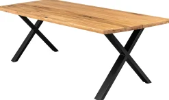 Homeville Firenze med krydsben 200x95x74cm eg natur/sort