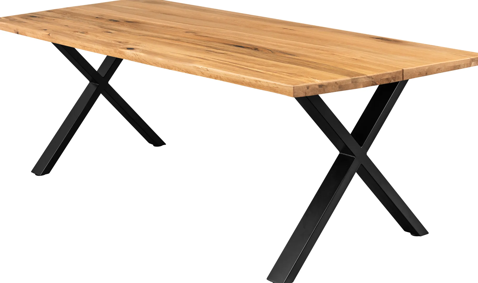 Homeville Firenze med krydsben 200x95x74cm eg natur/sort