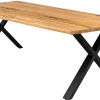 Homeville Firenze med krydsben 220x95x74cm eg natur/sort