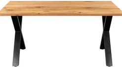 Homeville Firenze med krydsben 160x95x74cm eg natur/sort