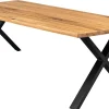 Homeville Firenze med krydsben 240x95x74cm eg natur/sort