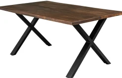 Homeville Firenze med krydsben 160x95x74cm eg smoked/sort