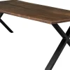 Homeville Firenze med krydsben 240x95x74cm eg smoked/sort