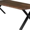 Homeville Firenze med krydsben 240x95x74cm eg smoked/sort