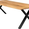 Homeville Firenze med krydsben 220x95x74cm natur/sort
