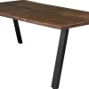 Homeville Firenze med skråben 200x95x74cm eg smoked/sort