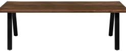 Homeville Firenze med skråben 220x95x74cm eg smoked/sort