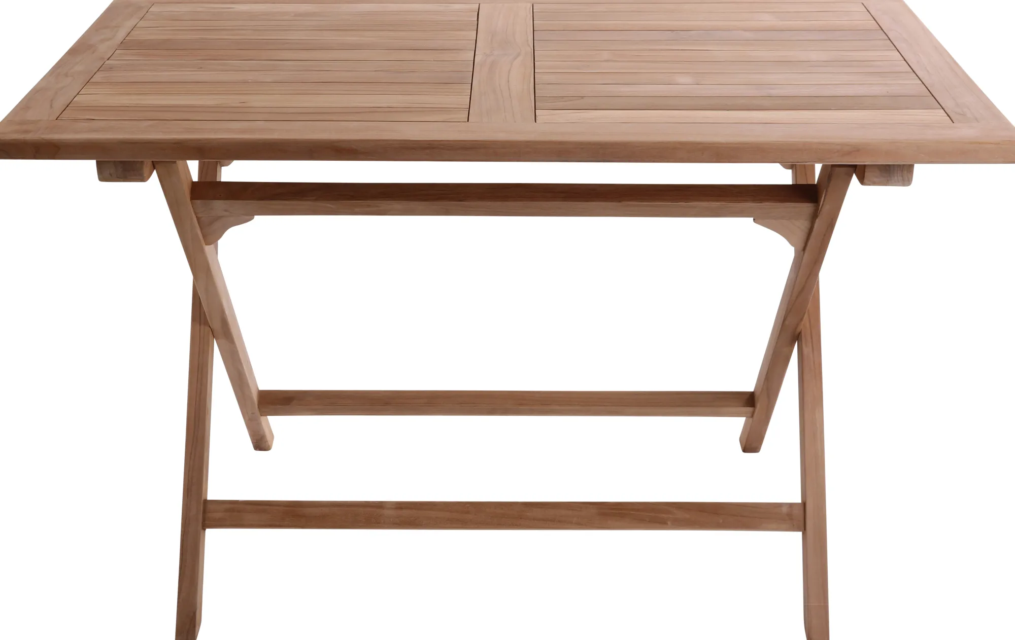 Moreland Foldbart havebord i kerne teaktræ 70x120x75,5cm
