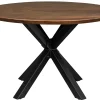 Homeville Forli 120x120x74cm eg smoked/sort