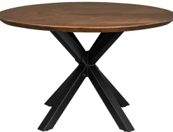 Homeville Forli 120x120x74cm eg smoked/sort