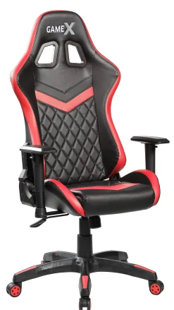 GameX Lopez kunstlæder sort/rød