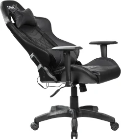 GameX Lopez LED kunstlæder sort/sort