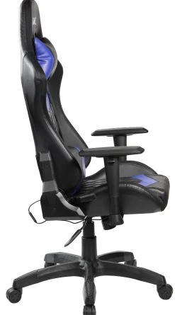GameX Lopez LED kunstlæder sort/blå