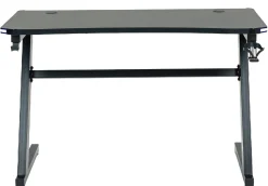 GameX med LED 120x60cm sort/sort