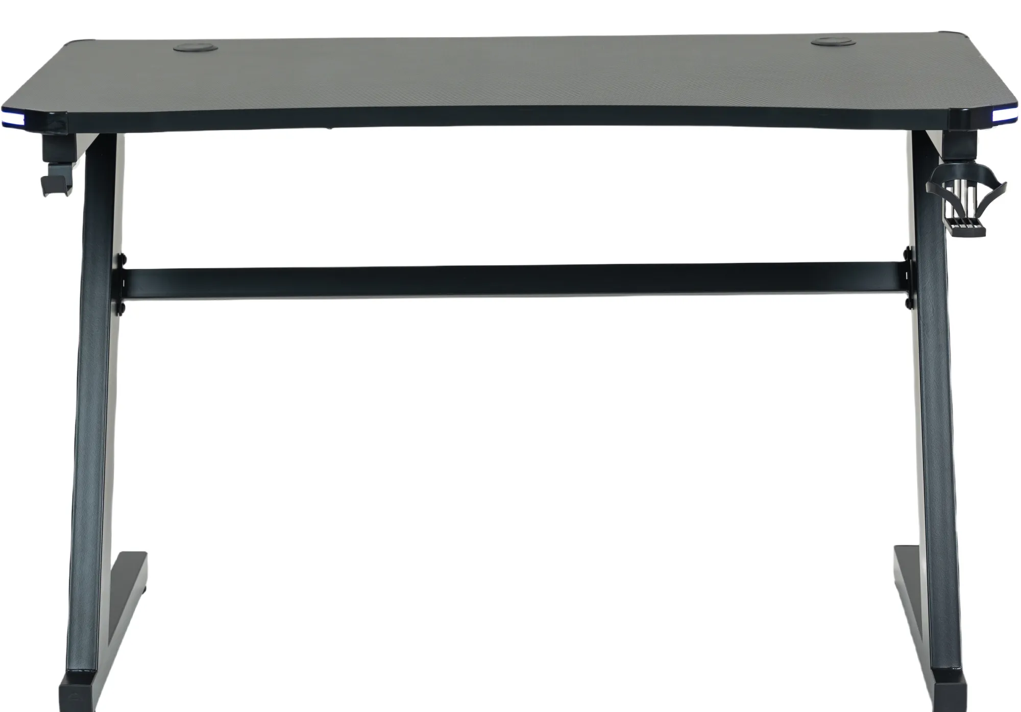 GameX med LED 120x60cm sort/sort