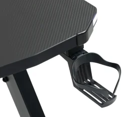 GameX med LED 120x60cm sort/sort