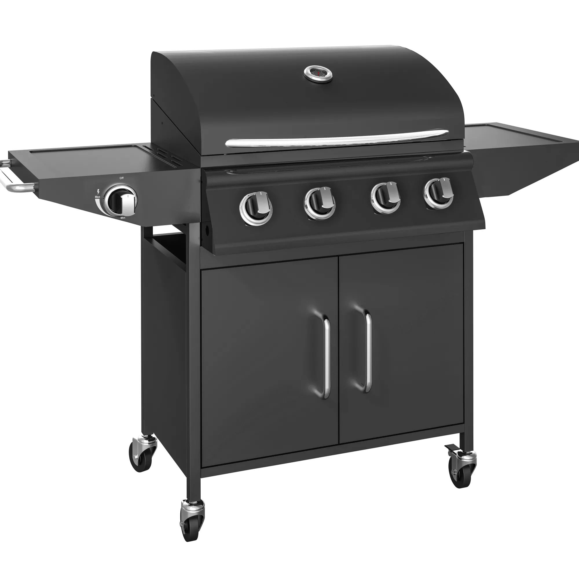 Moreland Gasgrill med 4 brændere og blus