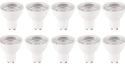Homeville GU10 LED 5W 6000K (10stk.) koldt lys