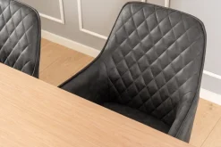 Homeville Hanne med drejefunktion suede mørkegrå