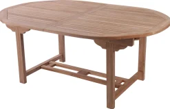Moreland Havebord teaktræ 120x180/240cm