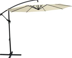 Moreland Hængeparasol beige 3m