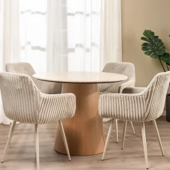 Homeville Holly imiteret pels creme/creme