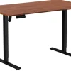 Homeville Hæve sænkebord brun 140x80cm