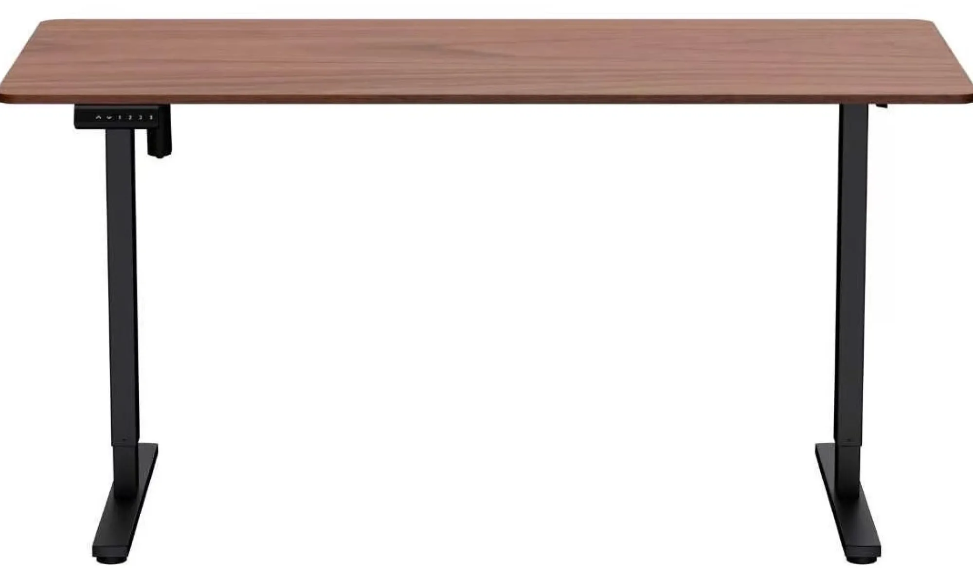 Homeville Hæve sænkebord brun 160x80cm