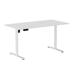 Homeville Hæve sænkebord hvid 160x80cm