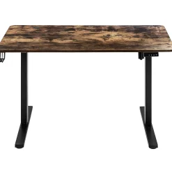 Homeville Hæve sænkebord mørkebrun 120x60cm
