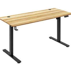 Homeville Hæve sænkebord natur 160x60cm