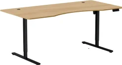 Homeville Hæve sænkebord PLUS natur 200x100cm