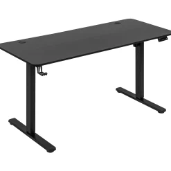 Homeville Hæve sænkebord sort 160x60cm